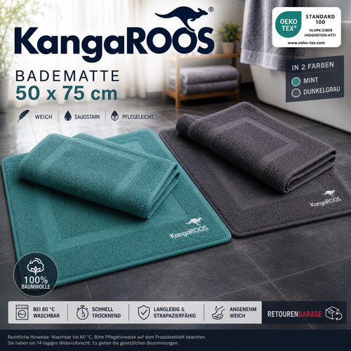 Kangaroos badematte 75 - kangaroos, cm