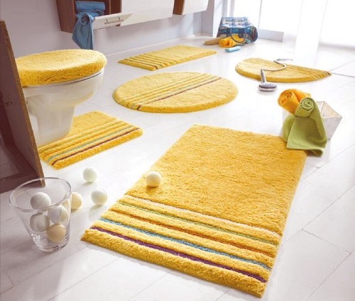 Weiche badematte gelb - weiche,