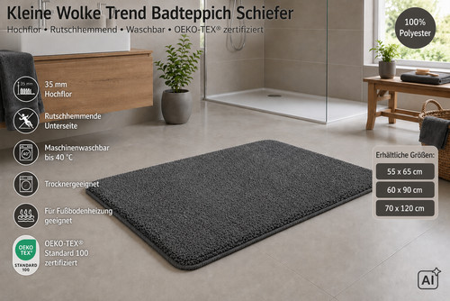Kleine wolke trend badteppich - wolke,