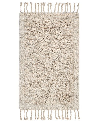 Badematte baumwolle beige - badematte,