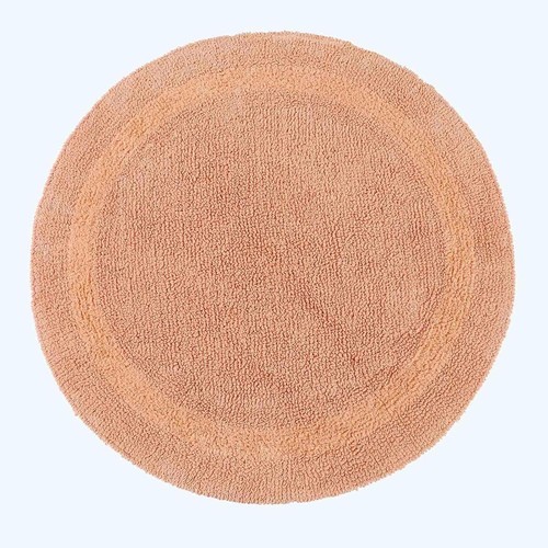 Runde badematte apricot - runde,