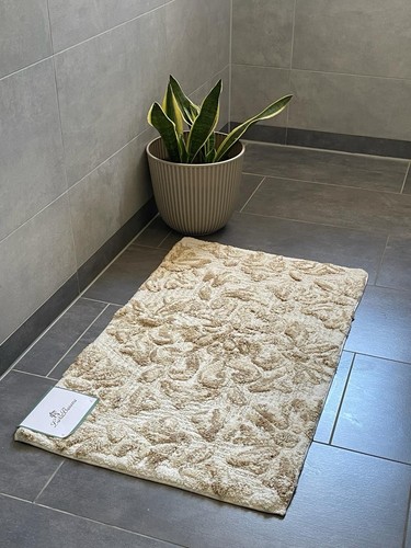 Badvorleger 50x80 beige - badvorleger,