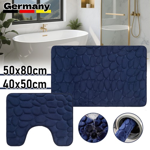 Memory schaum badteppich set - badteppich, 2