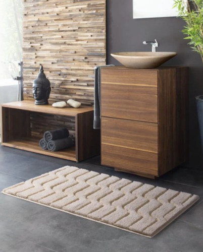 Badteppich vogue natur beige - natur,