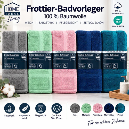 Home ideas badvorleger 2er set - home,